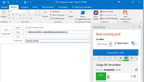 datumprikker via outlook|Afspraken Plannen met de Outlook